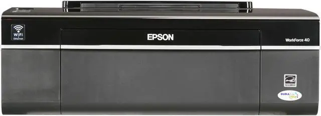 Alt view image 2 of 8 - EPSON WorkForce 40 Up to 38 ppm Black Print Speed 5760 x 1440 dpi Color Print Quality Ethernet (RJ-45) / USB / Wi-Fi InkJet Workgroup Color Printer