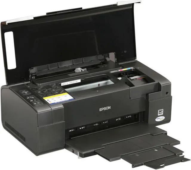 Alt view image 7 of 8 - EPSON WorkForce 40 Up to 38 ppm Black Print Speed 5760 x 1440 dpi Color Print Quality Ethernet (RJ-45) / USB / Wi-Fi InkJet Workgroup Color Printer