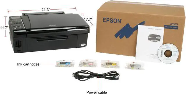 Alt view image 3 of 3 - EPSON Stylus NX400 C11CA20201-N Up to 34 ppm Black Print Speed 5760 x 1440 dpi Color Print Quality USB InkJet MFC / All-In-One Color Printer