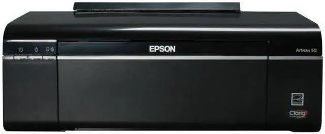 Alt view image 3 of 5 - EPSON Artisan 50 Up to 37 ppm Black Print Speed 5760 x 1440 dpi Color Print Quality USB InkJet Personal Color Printer