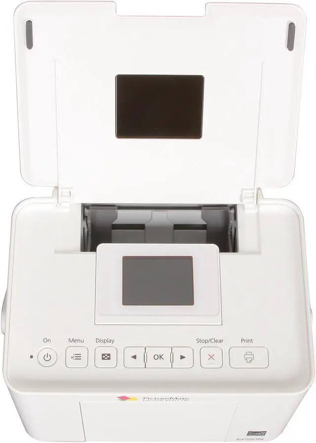 Alt view image 5 of 7 - EPSON PictureMate 225 4" x 6" photo in as fast as 37 seconds Black Print Speed 5760 x 1440 dpi Color Print Quality USB InkJet Photo Color Printer