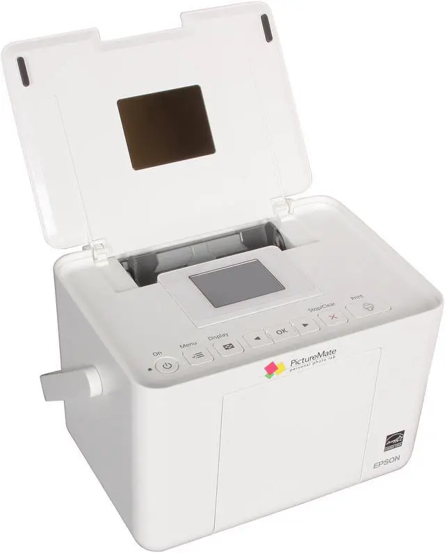 Alt view image 6 of 7 - EPSON PictureMate 225 4" x 6" photo in as fast as 37 seconds Black Print Speed 5760 x 1440 dpi Color Print Quality USB InkJet Photo Color Printer