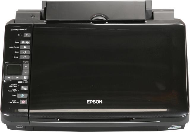 Alt view image 2 of 8 - EPSON Stylus NX420 C11CA80201 6.4 ISO ppm Black Print Speed 5760 x 1440 dpi Color Print Quality USB / Wi-Fi InkJet MFC / All-In-One Color Printer