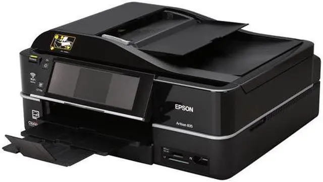 Main image of EPSON Artisan 835 C11CA73201 Up to 9.5 ppm Black Print Speed 5760 x 1440 dpi Color Print Quality Ethernet (RJ-45) / USB / Wi-Fi InkJet MFC / All-In-One Color Printer