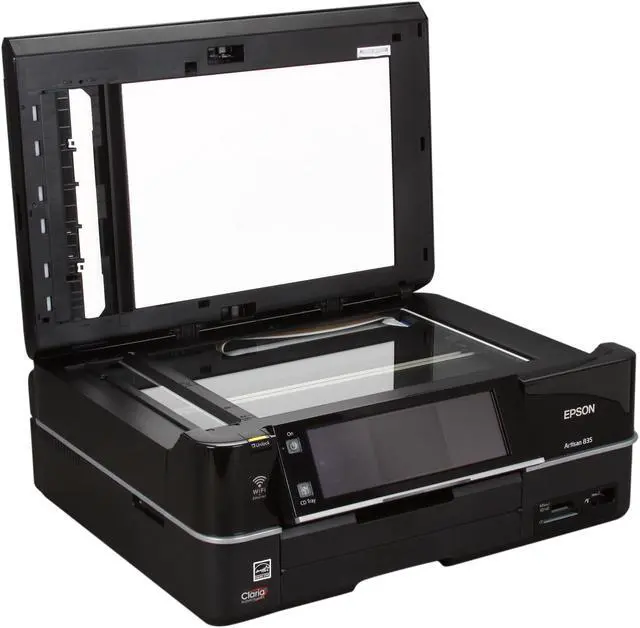 Alt view image 6 of 7 - EPSON Artisan 835 C11CA73201 Up to 9.5 ppm Black Print Speed 5760 x 1440 dpi Color Print Quality Ethernet (RJ-45) / USB / Wi-Fi InkJet MFC / All-In-One Color Printer
