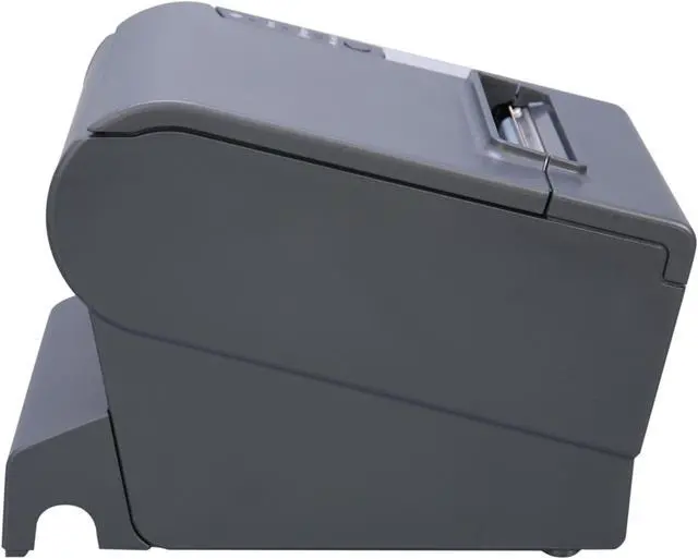 Alt view image 3 of 7 - Epson TM-T88V 3" Single-station Thermal Receipt Printer, USB, Parallel, Dark Gray - C31CA85834