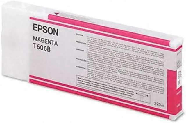 Alt view image 2 of 2 - EPSON  T606B00  220 ml Magenta UltraChrome K3 Ink Cartridge