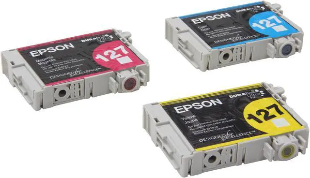 Alt view image 7 of 7 - EPSON 127 (T127520) Extra High-Capacity Ink Cartridge Multi-Pack Cyan / Magenta / Yellow