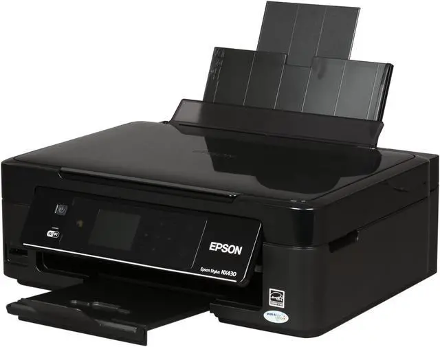 Main image of EPSON Stylus NX430 C11CB22201 6.2 ISO ppm Black Print Speed 5760 x 1440 dpi Color Print Quality USB / Wi-Fi MicroPiezo inkjet Small-in-One Color Printer