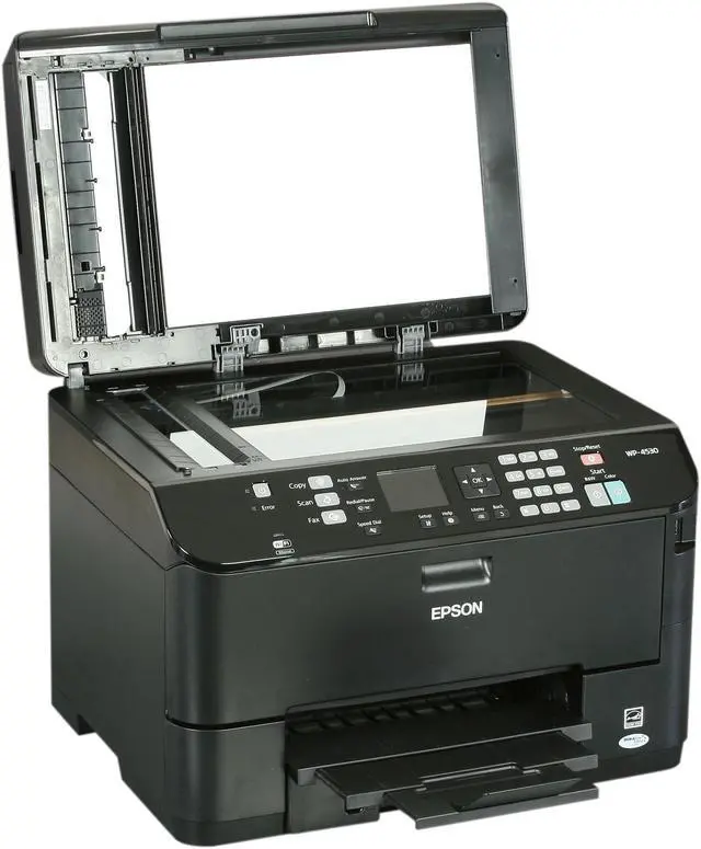 Alt view image 6 of 8 - EPSON WorkForce Pro WP-4530 Up to 16 ppm Black Print Speed 4800 x 1200 dpi Color Print Quality Ethernet (RJ-45) / USB / Wi-Fi MicroPiezo inkjet MFC / All-In-One Color Printer