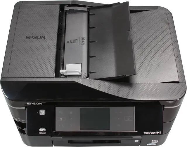 Alt view image 5 of 8 - EPSON WorkForce 845 C11CB92201 15 ISO ppm Black Print Speed Ethernet (RJ-45) / USB / Wi-Fi InkJet MFC / All-In-One Color Printer