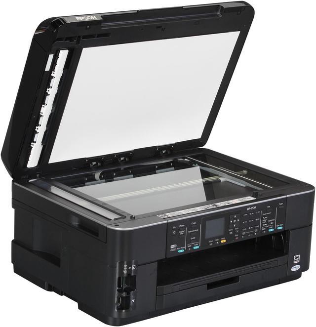 Alt view image 8 of 11 - EPSON WorkForce WF-7510 15 ISO ppm Black Print Speed 5760 x 1440 dpi Color Print Quality Ethernet (RJ-45) / USB / Wi-Fi InkJet MFC / All-In-One Color Printer