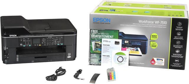 Alt view image 11 of 11 - EPSON WorkForce WF-7510 15 ISO ppm Black Print Speed 5760 x 1440 dpi Color Print Quality Ethernet (RJ-45) / USB / Wi-Fi InkJet MFC / All-In-One Color Printer