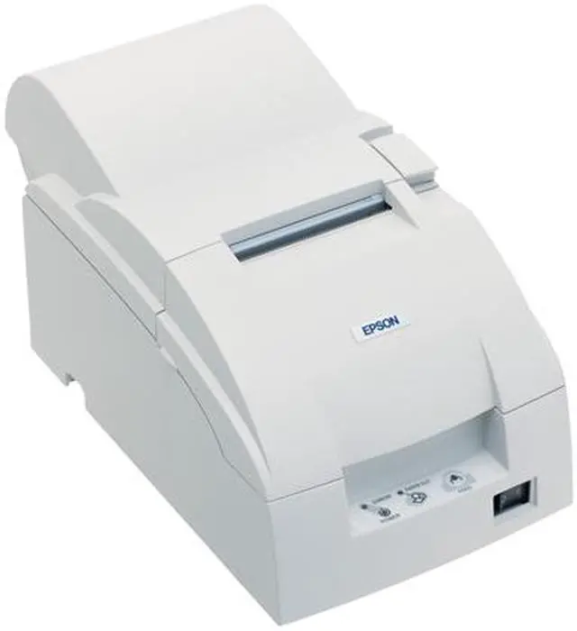 Alt view image 3 of 3 - Epson TM-U220A 9-pin Serial Impact Dot Matrix Receipt and Kitchen Printer, Serial, Autocutter, Take-up Journal, White - C31C513103