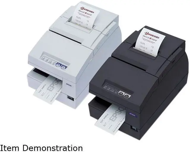 Alt view image 2 of 2 - Epson TM-U675 Multifunction Impact Printer without MICR + Auto Cutter – Dark Gray C31C283A8771
