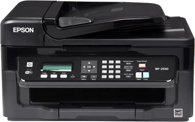 Alt view image 2 of 9 - EPSON WorkForce WF-2530 9.0 ISO ppm Black Print Speed 5760 x 1440 optimized dpi Color Print Quality USB / Wi-Fi InkJet MFC / All-In-One Color Printer