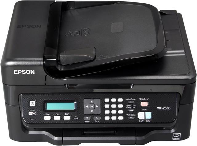 Alt view image 5 of 9 - EPSON WorkForce WF-2530 9.0 ISO ppm Black Print Speed 5760 x 1440 optimized dpi Color Print Quality USB / Wi-Fi InkJet MFC / All-In-One Color Printer