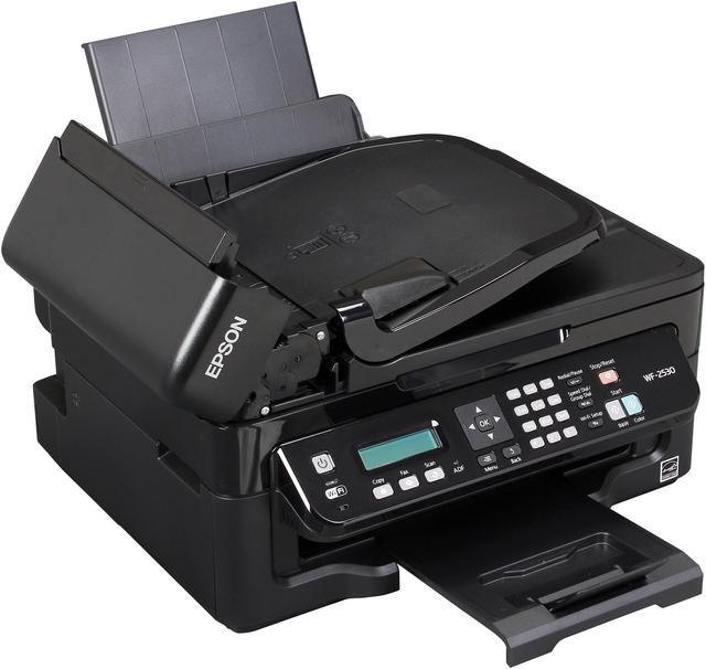 Alt view image 6 of 9 - EPSON WorkForce WF-2530 9.0 ISO ppm Black Print Speed 5760 x 1440 optimized dpi Color Print Quality USB / Wi-Fi InkJet MFC / All-In-One Color Printer