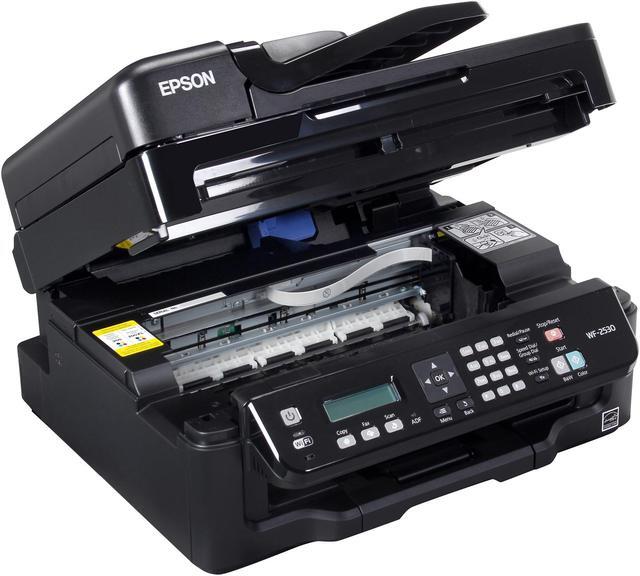 Alt view image 8 of 9 - EPSON WorkForce WF-2530 9.0 ISO ppm Black Print Speed 5760 x 1440 optimized dpi Color Print Quality USB / Wi-Fi InkJet MFC / All-In-One Color Printer