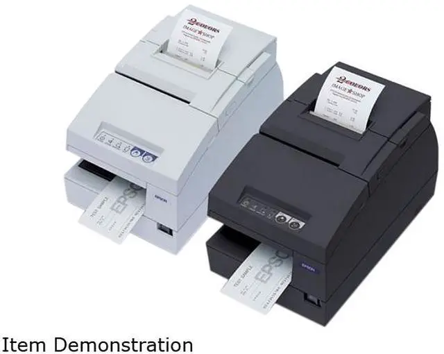 Alt view image 2 of 2 - Epson TM-U675 Multifunction Impact Printer with MICR + Auto Cutter – Dark Gray C31C283A8791
