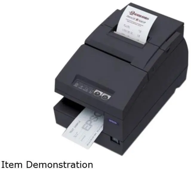 Main image of Epson TM-U675 Multifunction Impact Printer with MICR + Auto Cutter – Dark Gray C31C283A8791