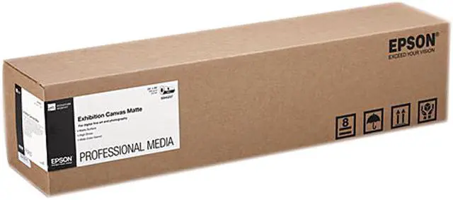 Main image of Epson S045257 Exhibition Canvas Matte Archival Inkjet Paper (24" x 40' Roll)