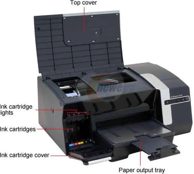 Alt view image 4 of 12 - HP Officejet K550 Up to 37 ppm Black Print Speed 4800 x 1200 dpi Color Print Quality USB Thermal Inkjet Personal Color Printer