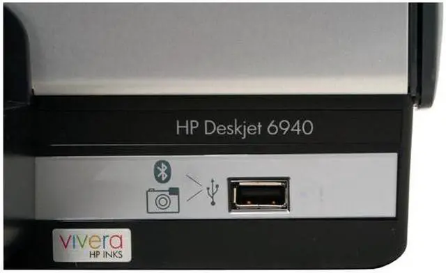 Alt view image 6 of 17 - HP Deskjet 6940 Up to 36 ppm Black Print Speed Up to 4800 optimized dpi color and 1200 input dpi Color Print Quality Ethernet (RJ-45) / USB InkJet Workgroup Color Printer