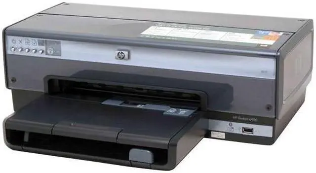 Alt view image 2 of 11 - HP Deskjet 6980 Up to 36 ppm Black Print Speed Up to 4800 optimized dpi color and 1200 input dpi Color Print Quality Ethernet (RJ-45) / USB InkJet Workgroup Color Printer