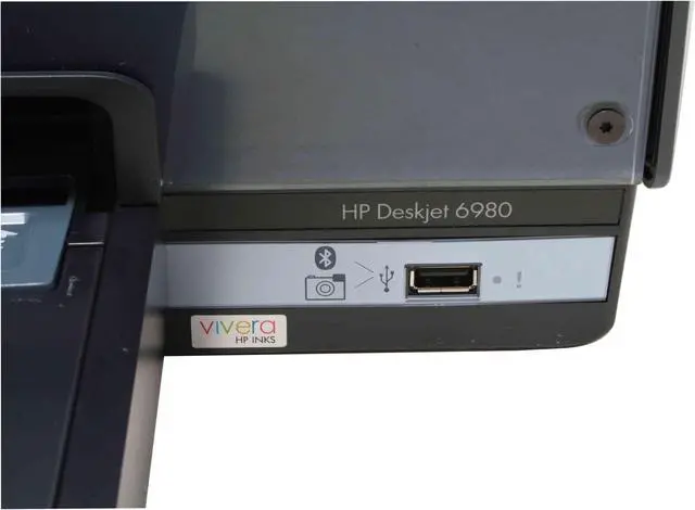 Alt view image 6 of 11 - HP Deskjet 6980 Up to 36 ppm Black Print Speed Up to 4800 optimized dpi color and 1200 input dpi Color Print Quality Ethernet (RJ-45) / USB InkJet Workgroup Color Printer
