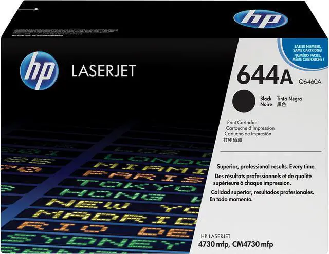 Main image of HP 644A LaserJet Toner Cartridge - Black