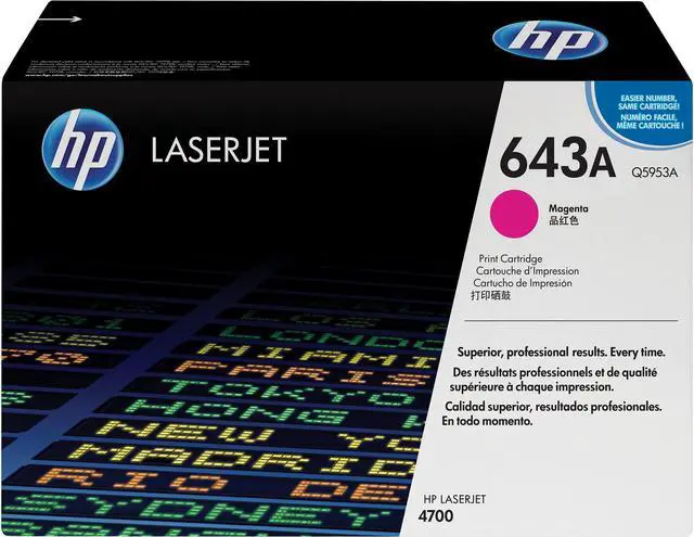 Main image of HP 643A LaserJet Toner Cartridge - Magenta