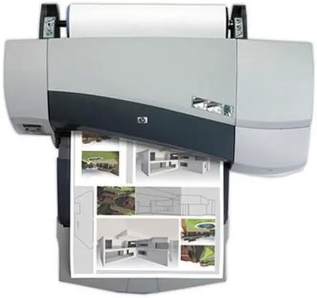 Alt view image 3 of 7 - HP Designjet 70 Up to 1200 x 600 dpi Color Print Quality LPT / USB InkJet Large Format Color Printer
