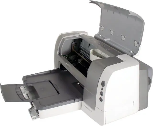 Alt view image 2 of 4 - HP Deskjet DJ6122 C8954B Up to 20 ppm Black Print Speed 4800 x 1200 dpi Color Print Quality LPT / USB Thermal Inkjet Personal Color Printer