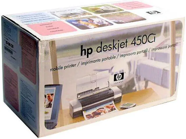Alt view image 7 of 7 - HP Deskjet 450ci C8111A Up to 9 ppm Black Print Speed 4800 x 1200 dpi Color Print Quality LPT / USB InkJet Mobile Color Printer