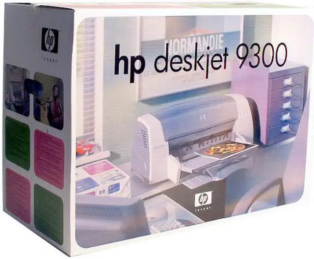 Alt view image 5 of 5 - HP Deskjet 9300 14 ppm Black Print Speed 4800 x 1200 dpi Color Print Quality LPT / USB InkJet Personal Color Printer