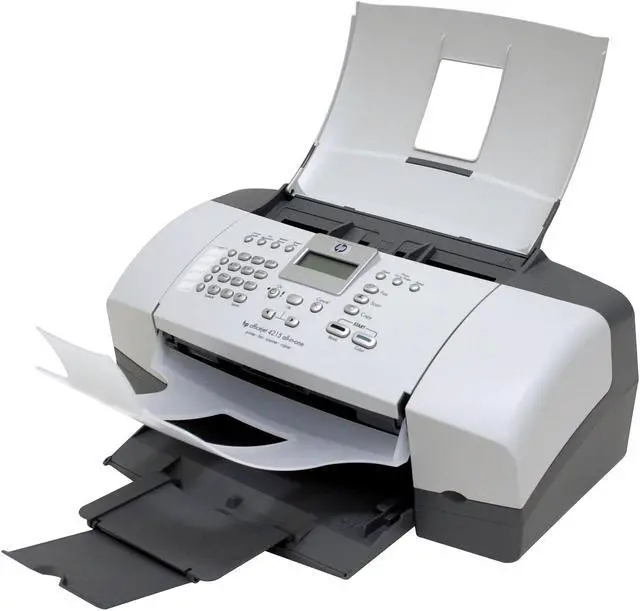 Alt view image 6 of 9 - HP Officejet 4215 Q5601A 17 ppm Black Print Speed 4800 x 1200 dpi Color Print Quality USB InkJet MFC / All-In-One Color Printer