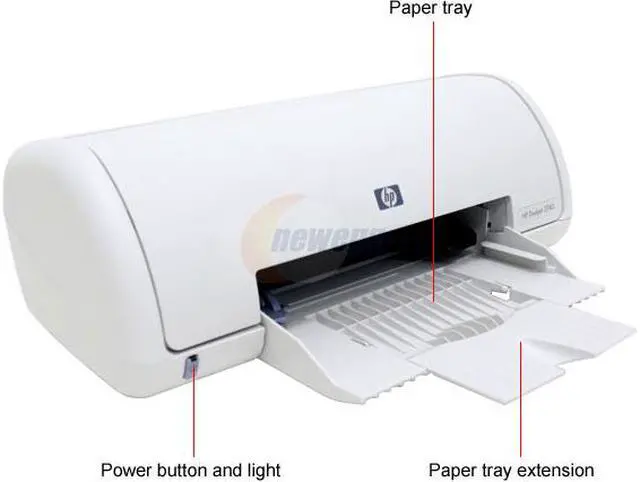 Alt view image 3 of 10 - HP Deskjet 3740 C9026A Up to 10 ppm (with included print cartridge) Black Print Speed Up to 4800 optimized dpi color and 1200 input dpi Color Print Quality USB InkJet Personal Color Printer