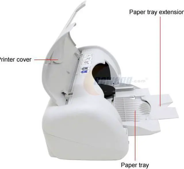 Alt view image 8 of 10 - HP Deskjet 3740 C9026A Up to 10 ppm (with included print cartridge) Black Print Speed Up to 4800 optimized dpi color and 1200 input dpi Color Print Quality USB InkJet Personal Color Printer