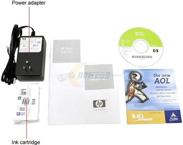 Alt view image 9 of 10 - HP Deskjet 3740 C9026A Up to 10 ppm (with included print cartridge) Black Print Speed Up to 4800 optimized dpi color and 1200 input dpi Color Print Quality USB InkJet Personal Color Printer