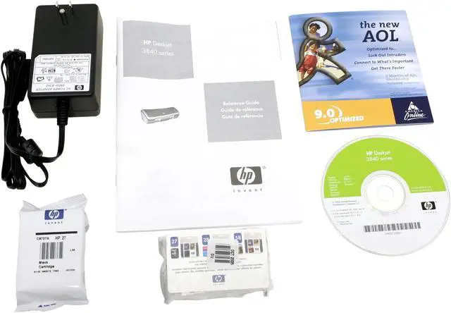Alt view image 9 of 10 - HP Deskjet 3845(C9037A) Up to 18 ppm Black Print Speed 4800 x 1200 dpi Color Print Quality USB InkJet Personal Color Printer