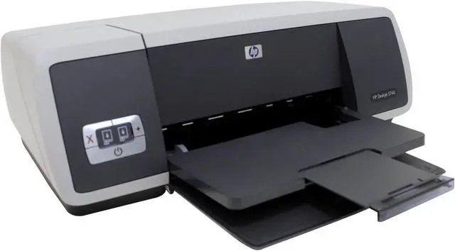 Alt view image 3 of 10 - HP Deskjet 5740 C9016A Up to 26 ppm Black Print Speed 4800 x 1200 dpi Color Print Quality USB InkJet Personal Color Printer