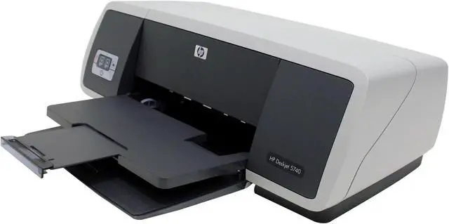 Alt view image 4 of 10 - HP Deskjet 5740 C9016A Up to 26 ppm Black Print Speed 4800 x 1200 dpi Color Print Quality USB InkJet Personal Color Printer