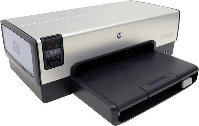 Alt view image 2 of 10 - HP Deskjet 6540 C8963A 30 ppm Black Print Speed 4800 x 1200 dpi Color Print Quality Ethernet (RJ-45) / USB InkJet Personal Color Printer