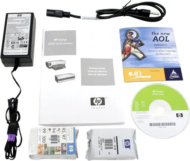 Alt view image 9 of 10 - HP Deskjet 6540 C8963A 30 ppm Black Print Speed 4800 x 1200 dpi Color Print Quality Ethernet (RJ-45) / USB InkJet Personal Color Printer