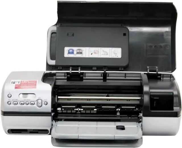 Alt view image 5 of 6 - HP Photosmart 7450 Q3409A 12 ppm (up to 18 ppm with optional black print cartridge) Black Print Speed 4800 x 1200 dpi Color Print Quality USB InkJet Photo Color Printer