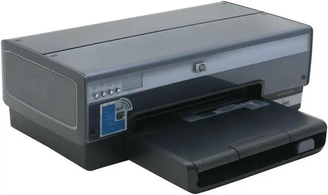 Main image of HP Deskjet 6840 C9029A#B1H Up to 30 ppm Black Print Speed Up to 4800-optimized dpi color and 1200-input dpi Color Print Quality Ethernet (RJ-45) / USB InkJet Personal Color Printer