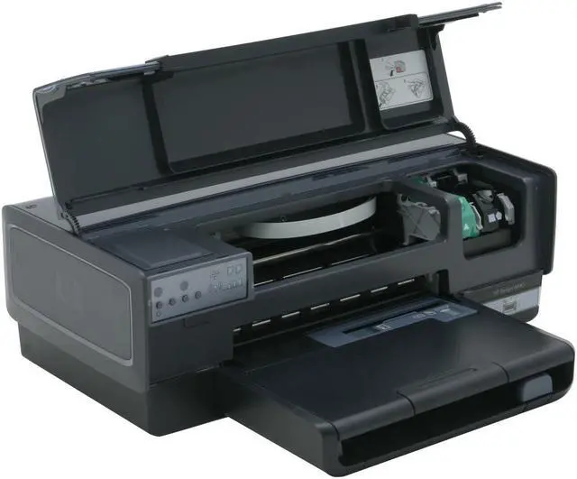 Alt view image 2 of 10 - HP Deskjet 6840 C9029A#B1H Up to 30 ppm Black Print Speed Up to 4800-optimized dpi color and 1200-input dpi Color Print Quality Ethernet (RJ-45) / USB InkJet Personal Color Printer