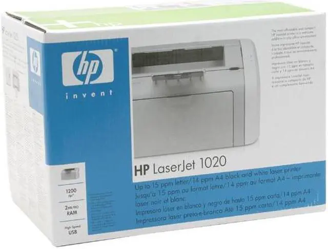 Alt view image 10 of 10 - HP LaserJet 1020 Q5911A Personal Up to 15 ppm Monochrome USB Laser Printer