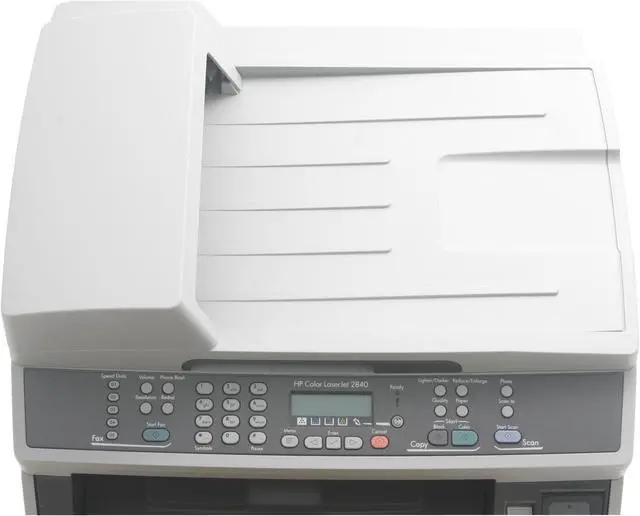 Alt view image 7 of 14 - HP Color LaserJet 2840 Q3950A MFC / All-In-One Up to 20 ppm 600 x 600 dpi Color Print Quality Color Ethernet (RJ-45) / USB Laser Printer